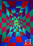 trippy psychedelic hallway