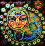 trippy psychedelic creature